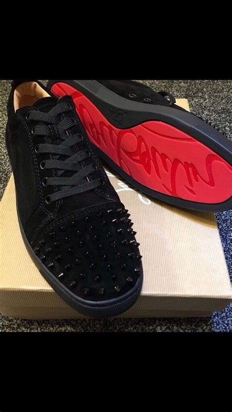 mens louis vuitton shoes red bottom|christian louboutin men's suede shoes.